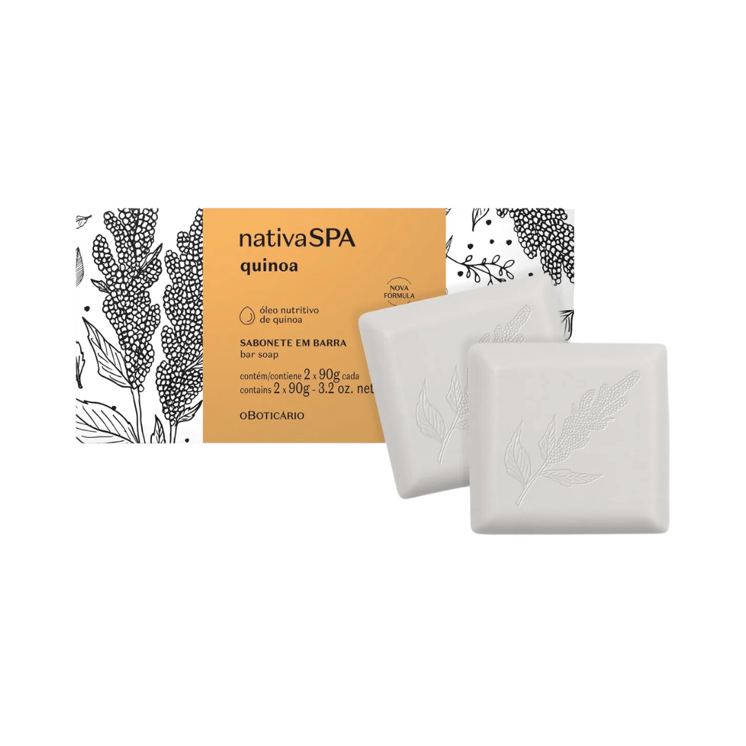Sabonete em Barra Nativa SPA Quinoa (2 unidades de 90g)