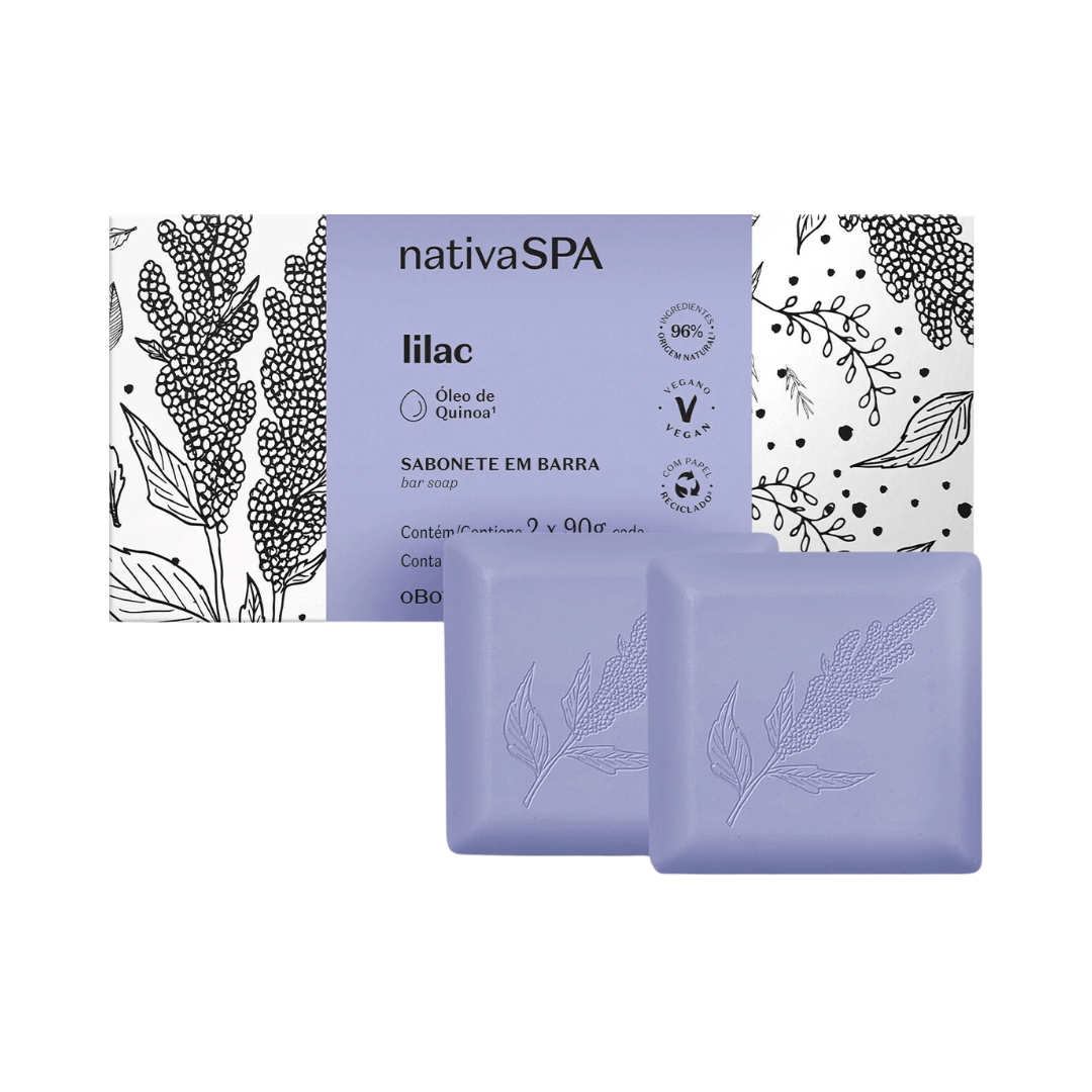 Sabonete em Barra Nativa SPA Lilac (2 unidades de 90g)