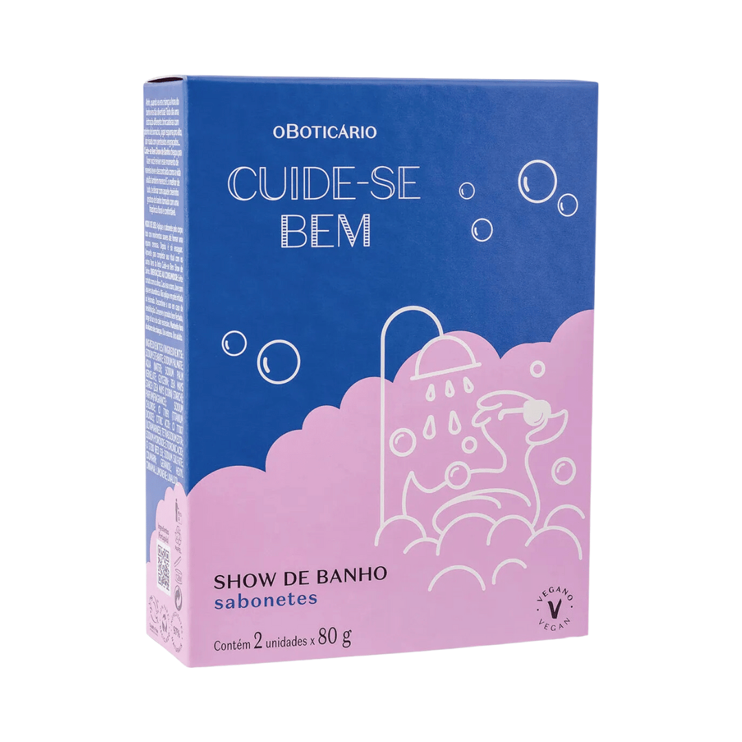 Sabonete Em Barra Cuide-Bem Show de Banho (2 unidades de 80g)