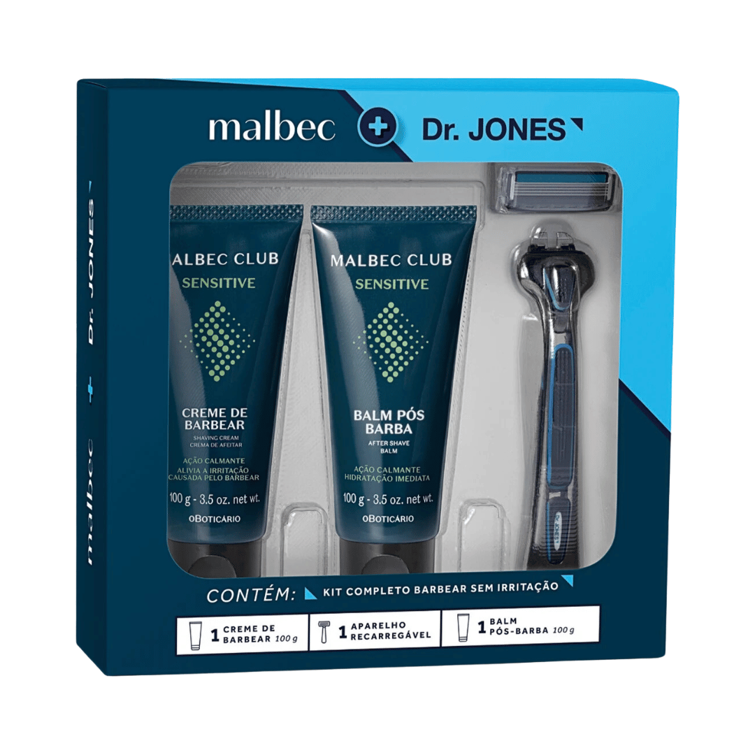 Kit Barba Malbec e Dr. Jones (3 itens)