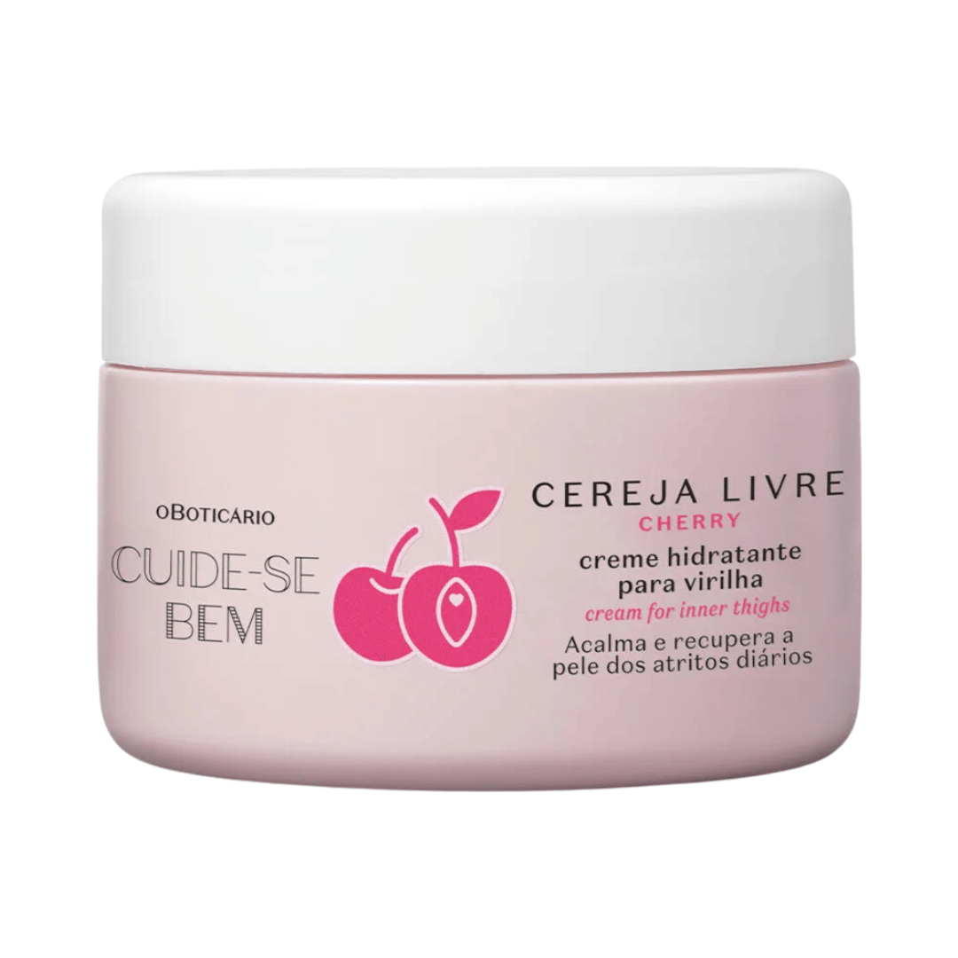 Creme Hidratante Para Virilha Cuide-se Bem Cereja Livre Cherry 100ml