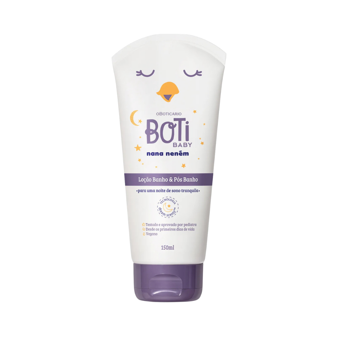 Loção Banho e Pós-Banho Boti Baby Nana Neném 150g