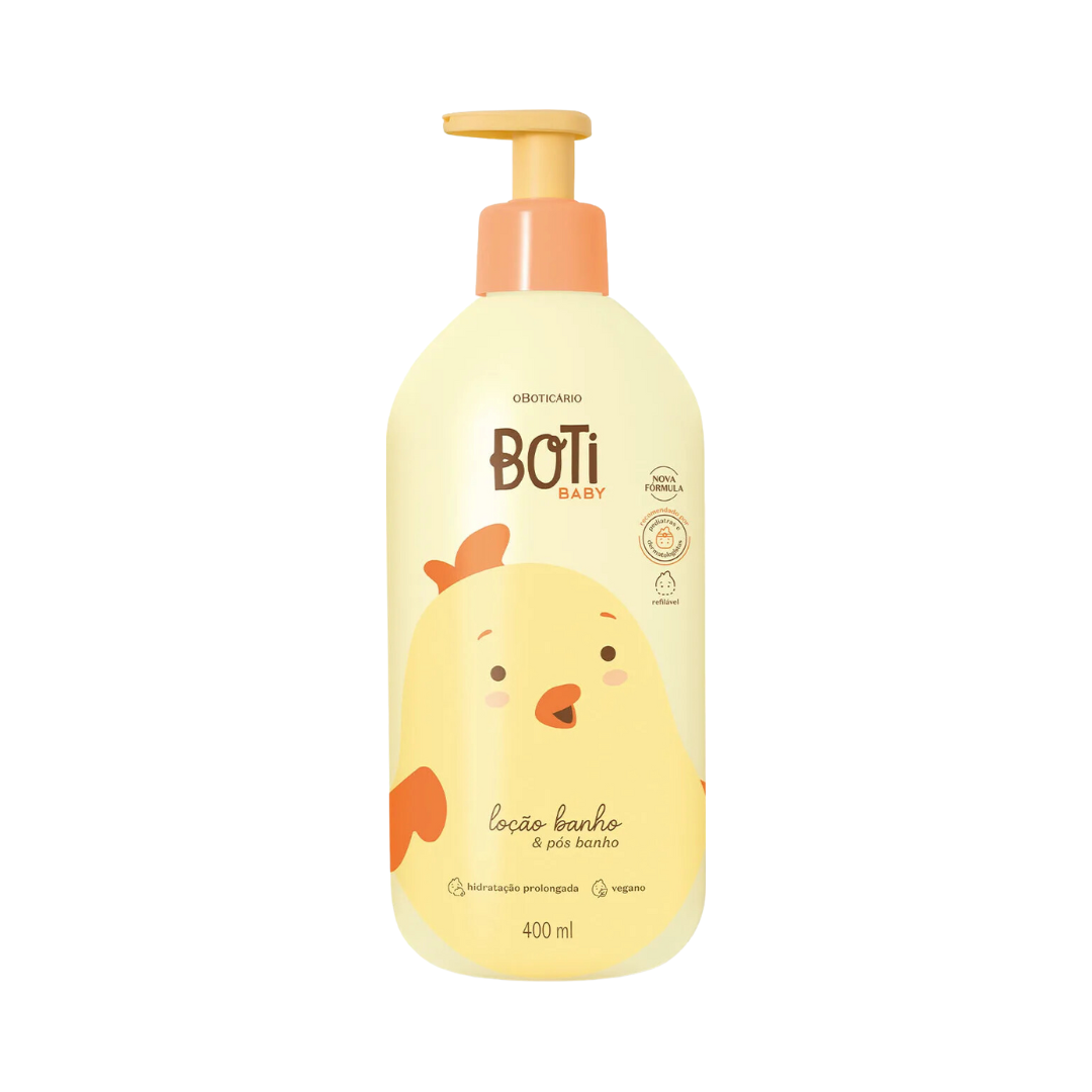 Loção Hidratante Banho e Pós-Banho Boti Baby 400ml