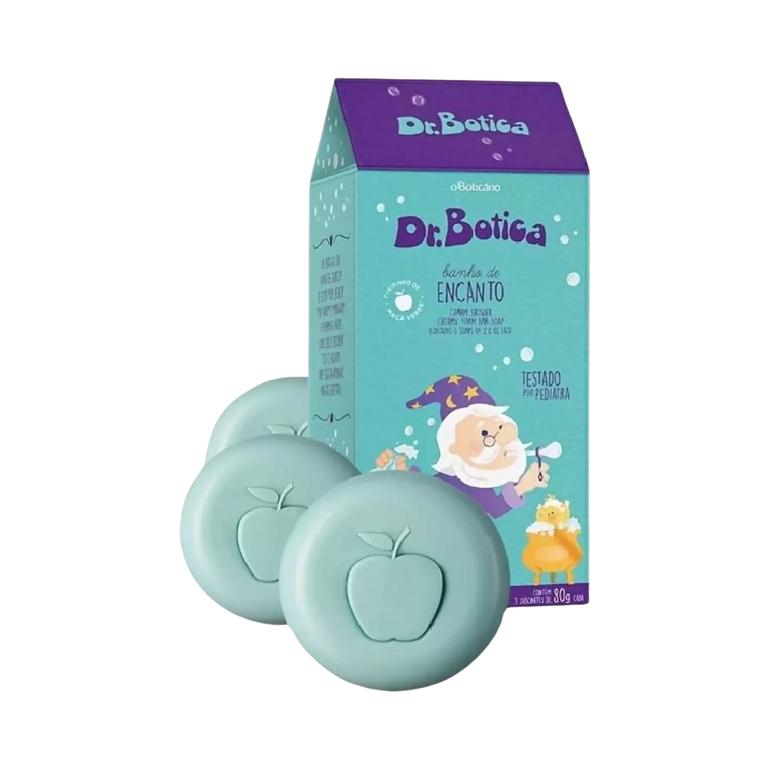 Sabonete Barra Trio Dr. Botica Banho de Encanto 80g cada