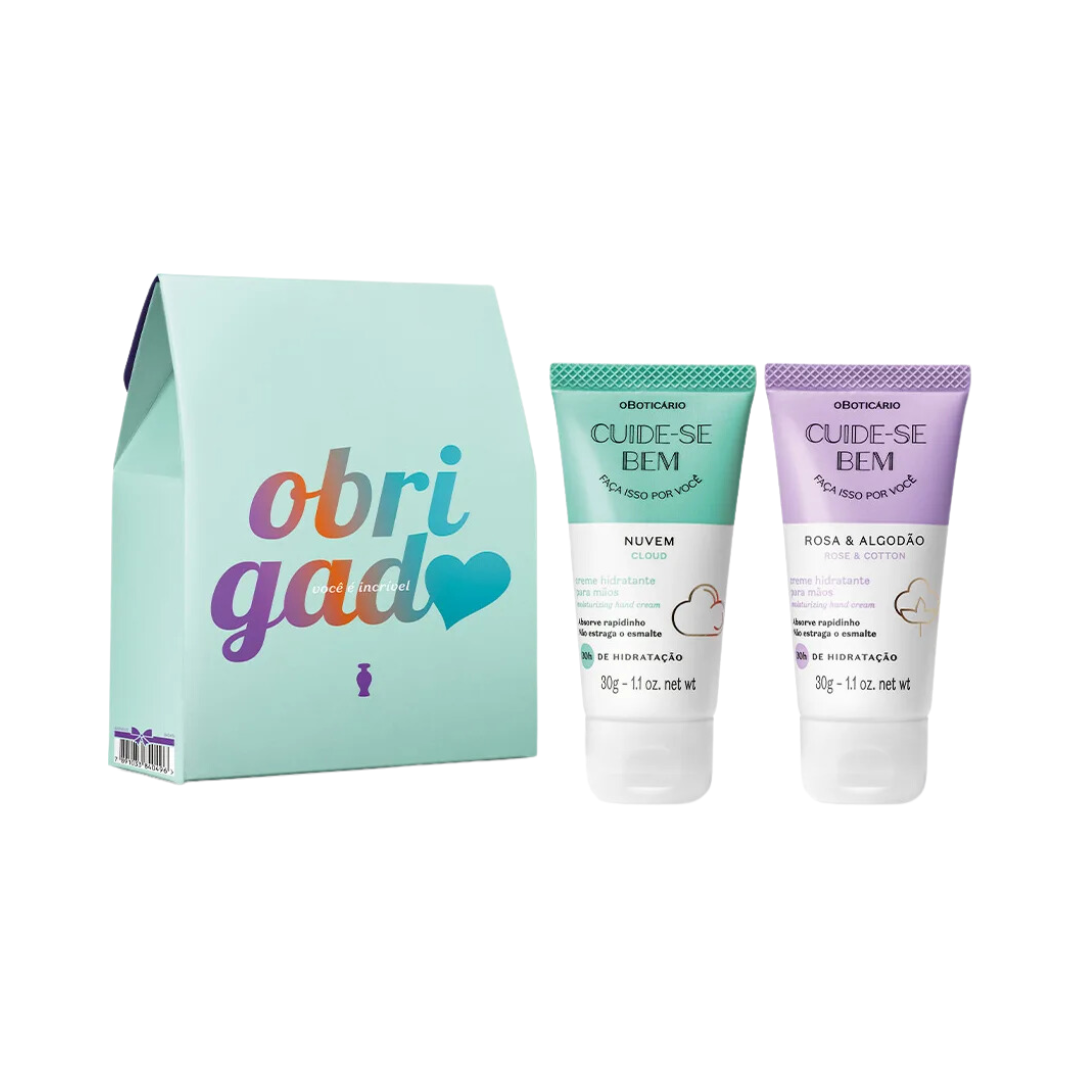 Kit Presente Cuide-se Bem Obrigadx (2 itens)