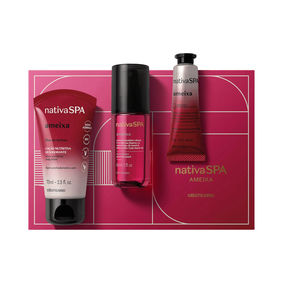 Mini Kit Presente Nativa Spa Ameixa (3 itens)