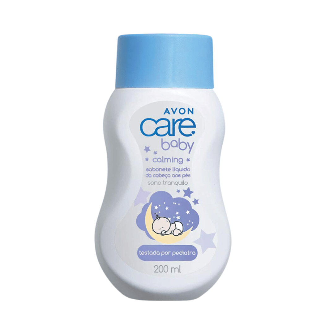 Sabonete Líquido Calming Avon Care Baby da Cabeça aos Pés 200ml
