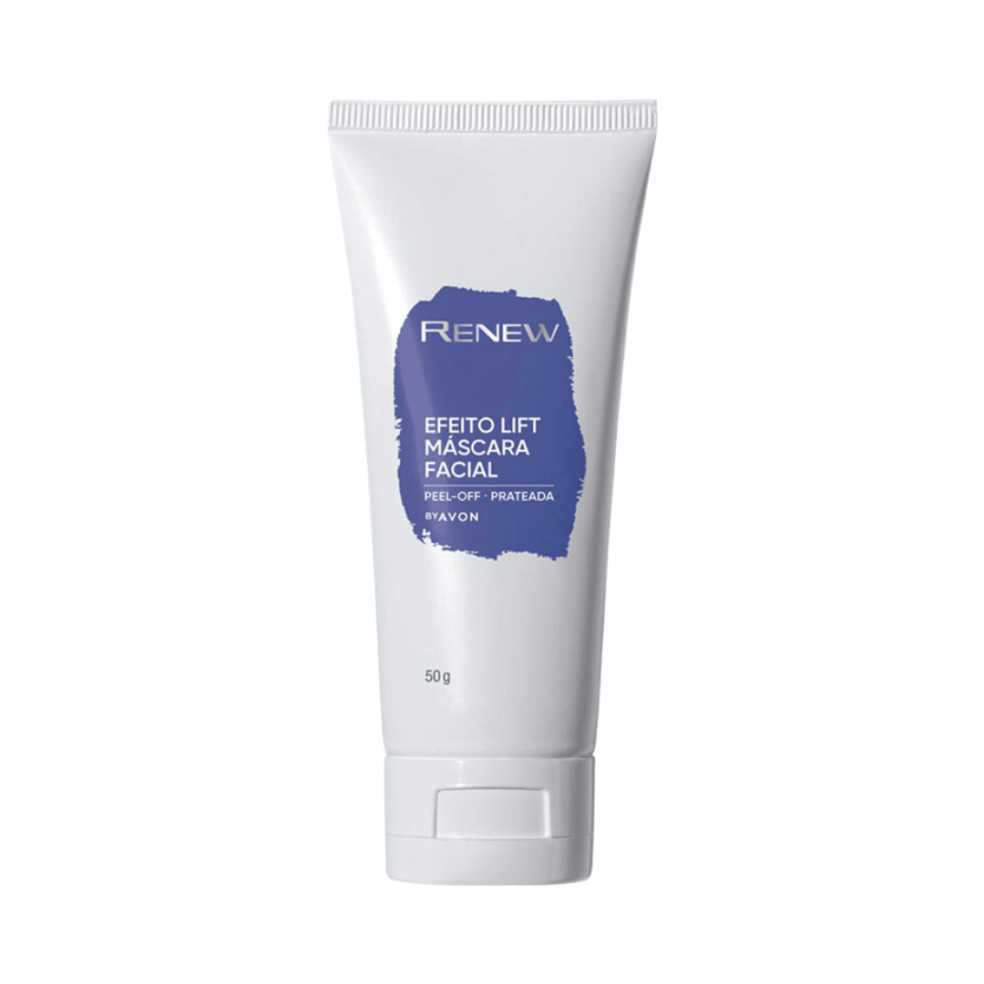 Máscara Facial Prateada Efeito Lift Renew