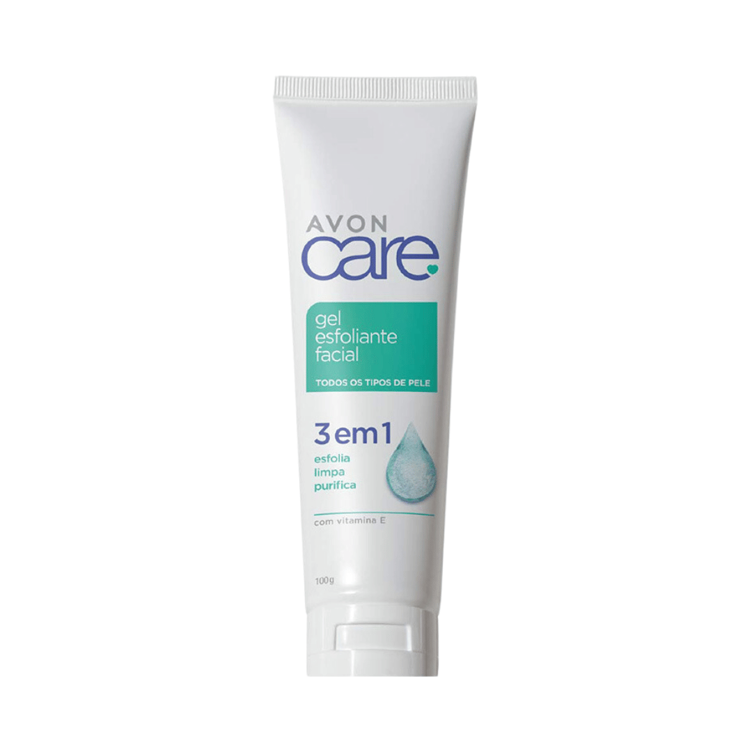 Gel Esfoliante Facial 3 em 1 Avon Care