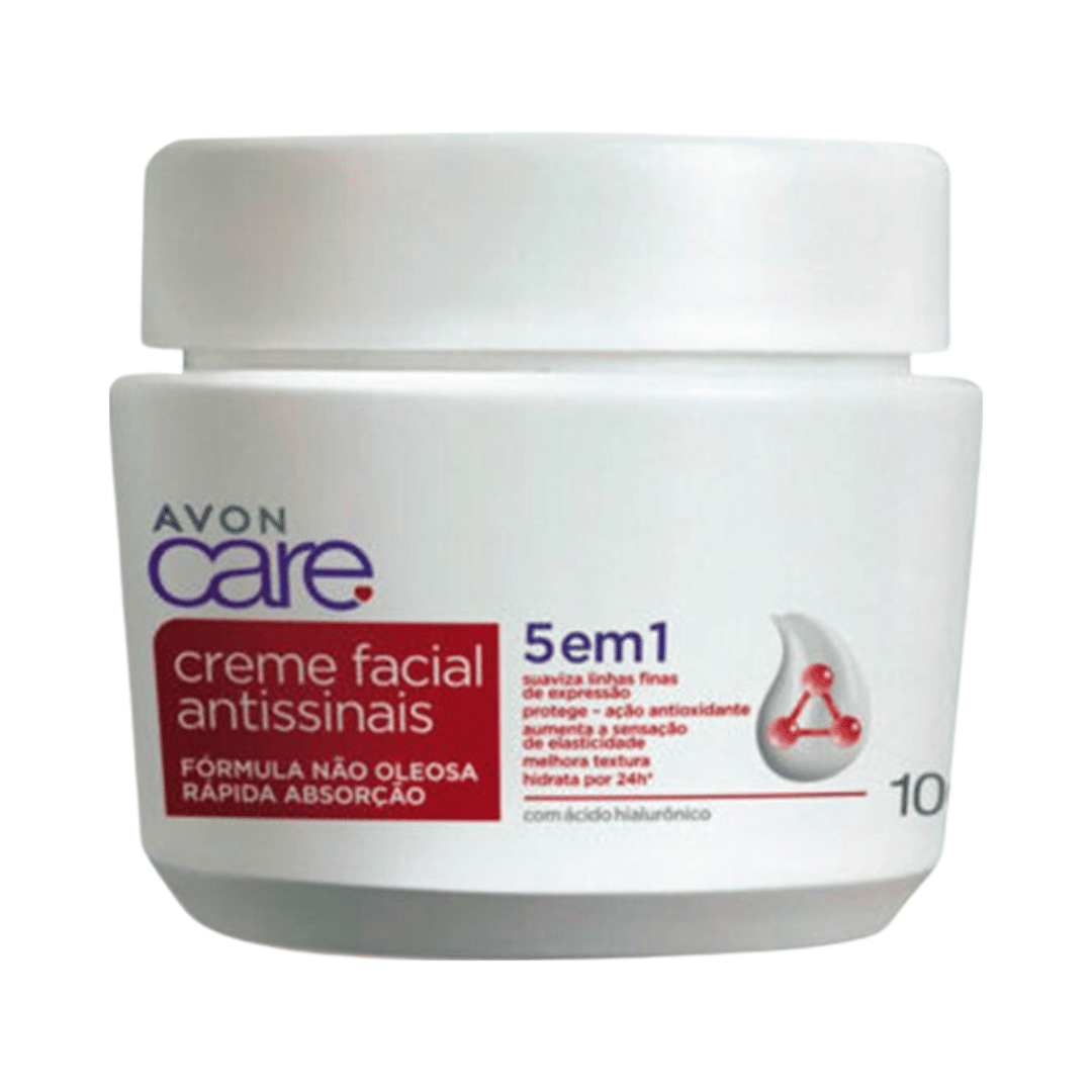 Creme Facial Antissinais Avon Care 100g