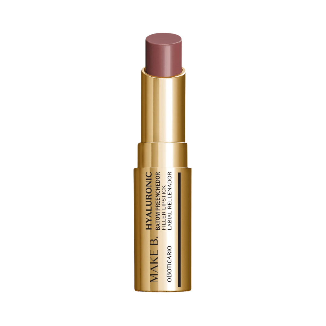 Batom Preenchedor Marrom Nude Chic Make B. Hyaluronic