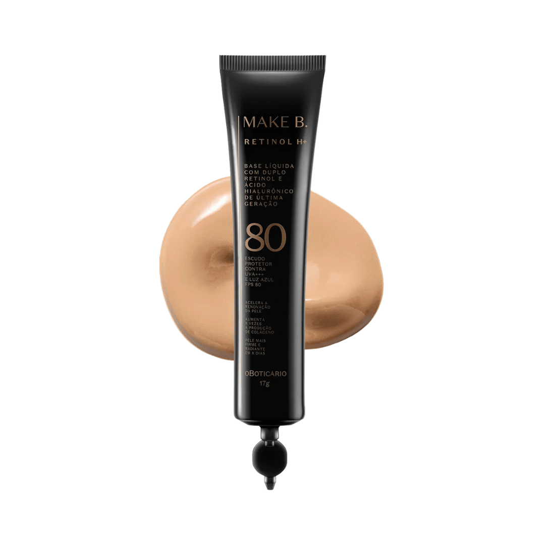 Refil Base Líquida com FPS 80 Make B. Retinol H+ - Cor 20