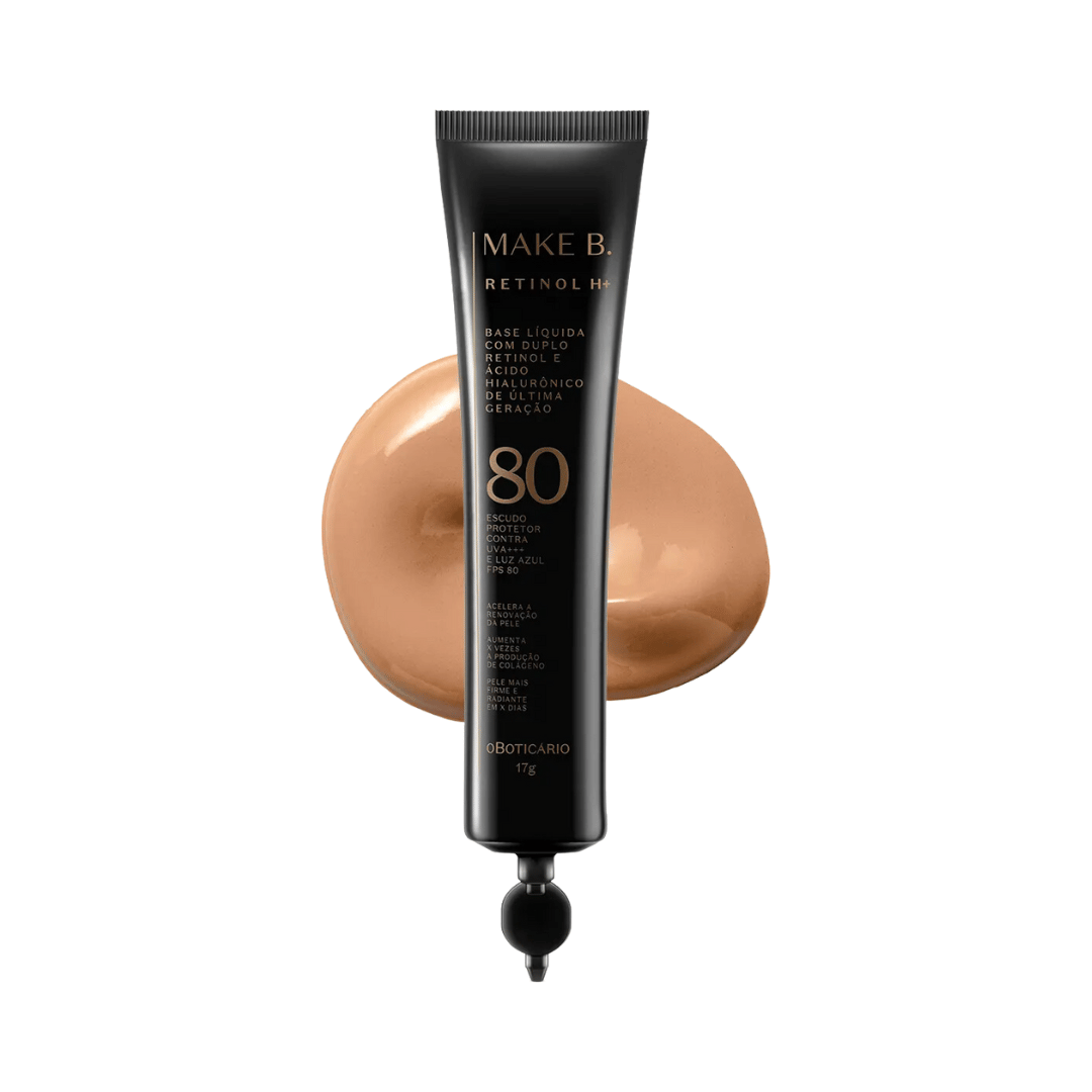 Refil Base Líquida com FPS 80 Make B. Retinol H+ - Cor 30
