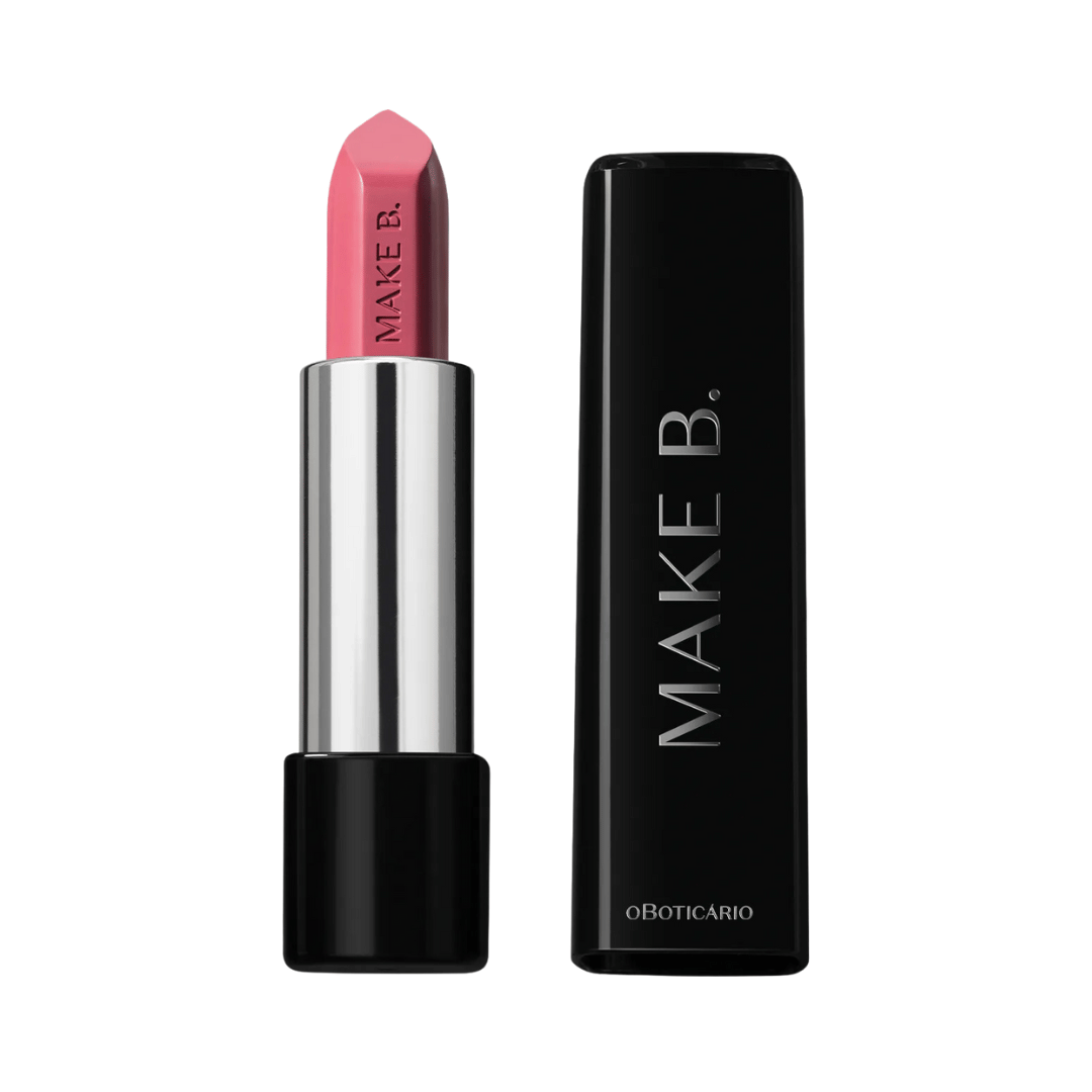 Batom Cremoso Rosa Cashmere Make B.