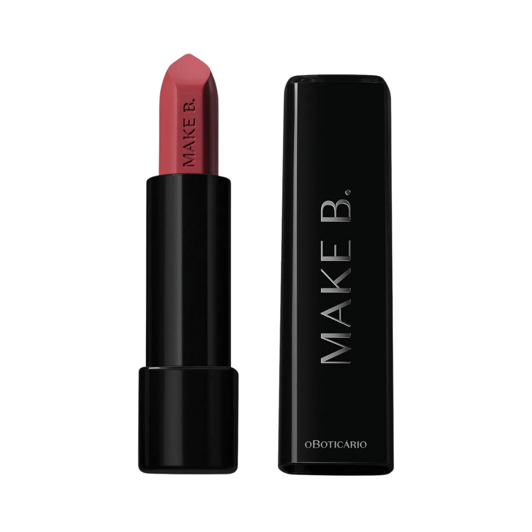 Batom Mate Rosa Rose Fabulous Make B.