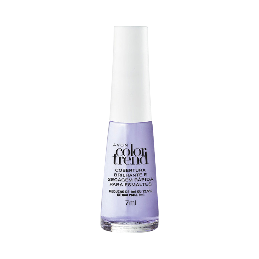 Cobertura Brilhante e Secagem Rápida para Esmalte Color Trend