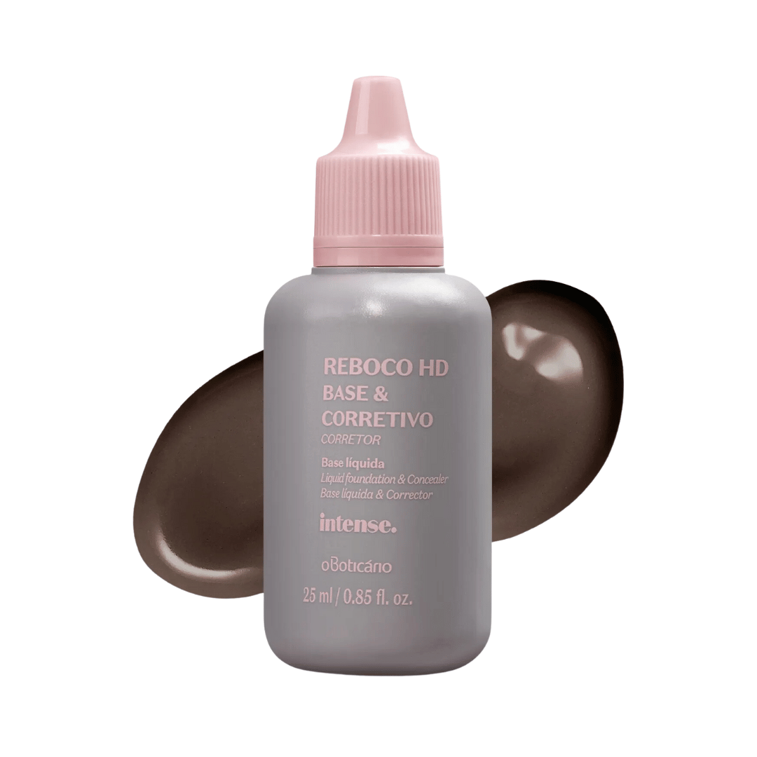 Base Líquida e Corretivo Reboco HD Intense - Cor 85