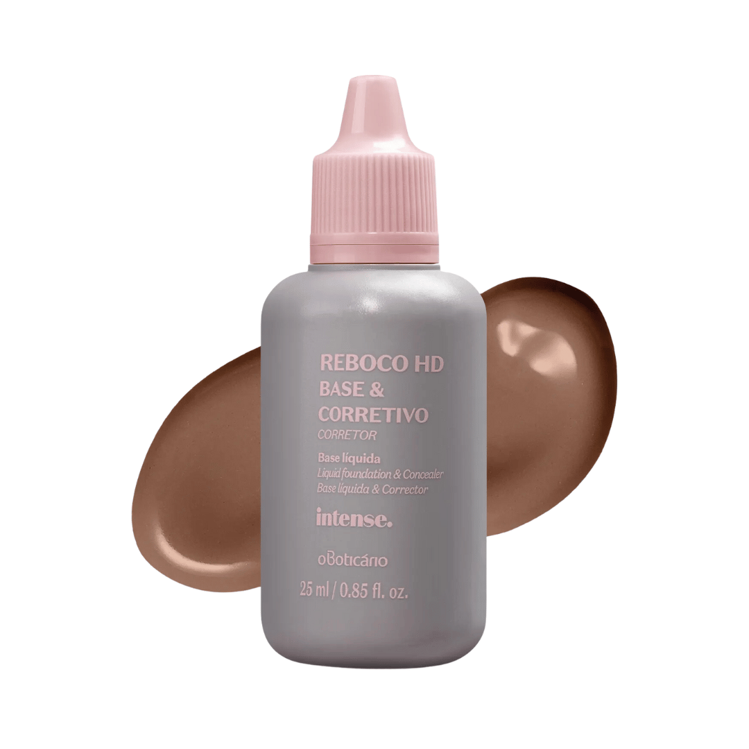 Base Líquida e Corretivo Reboco HD Intense - Cor 75
