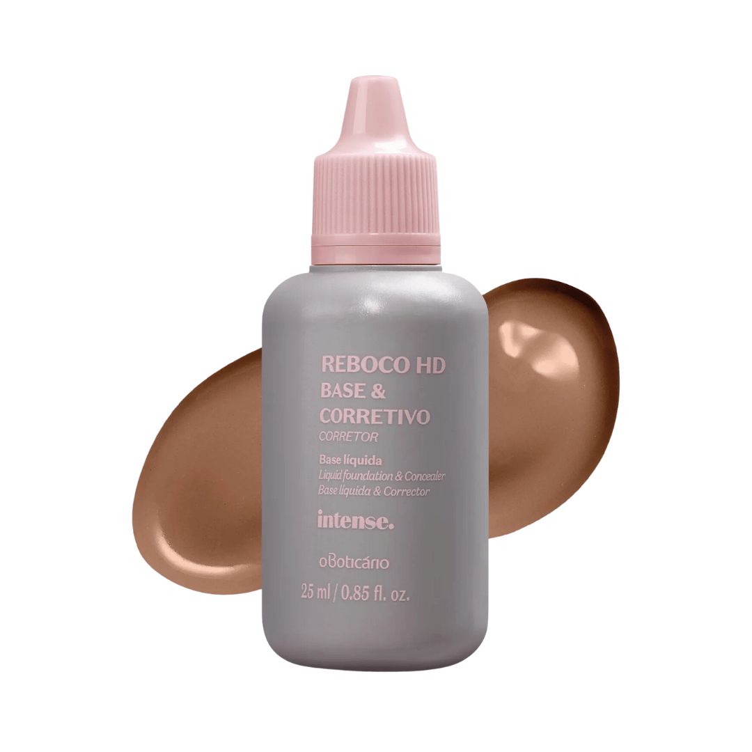 Base Líquida e Corretivo Reboco HD Intense - Cor 60