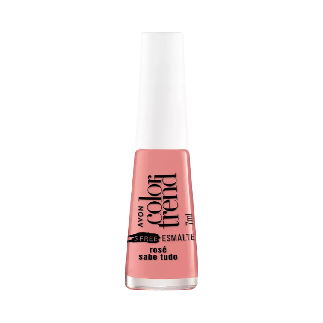 Esmalte Color Trend Ultra Cobertura e Brilho - Rosé Sabe Tudo