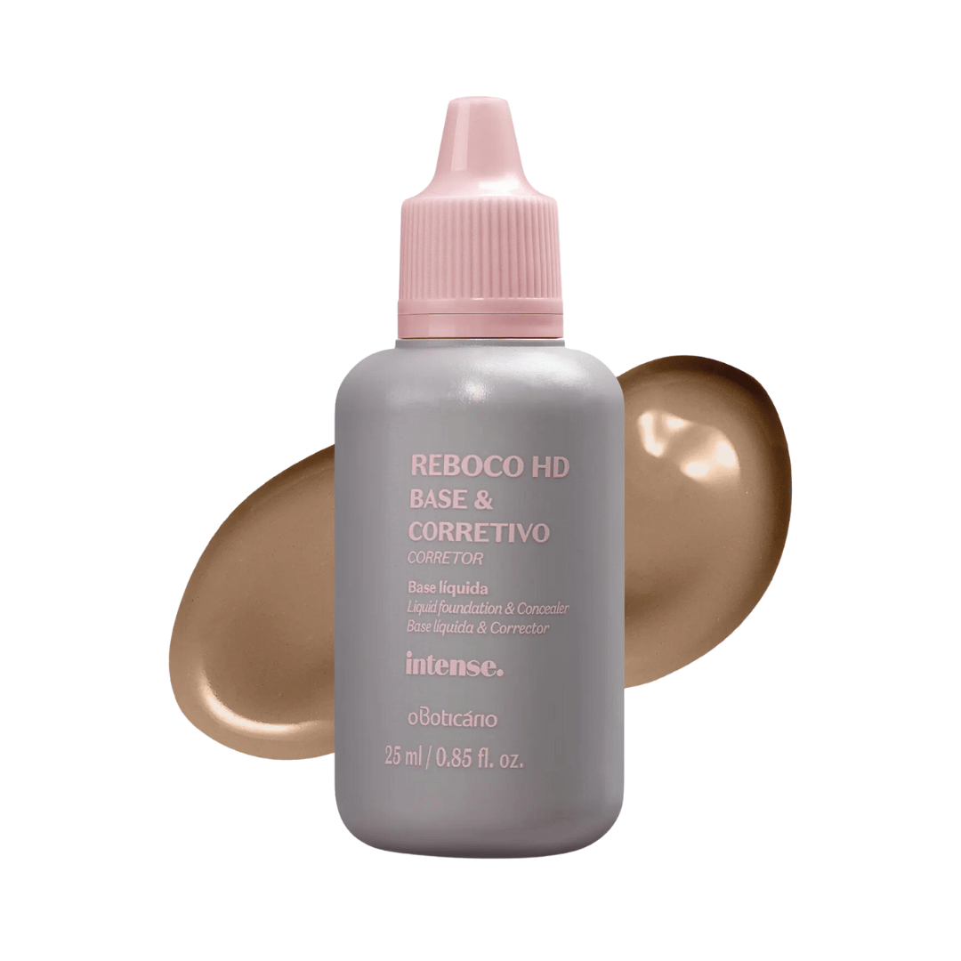Base Líquida e Corretivo Reboco HD Intense - Cor 35