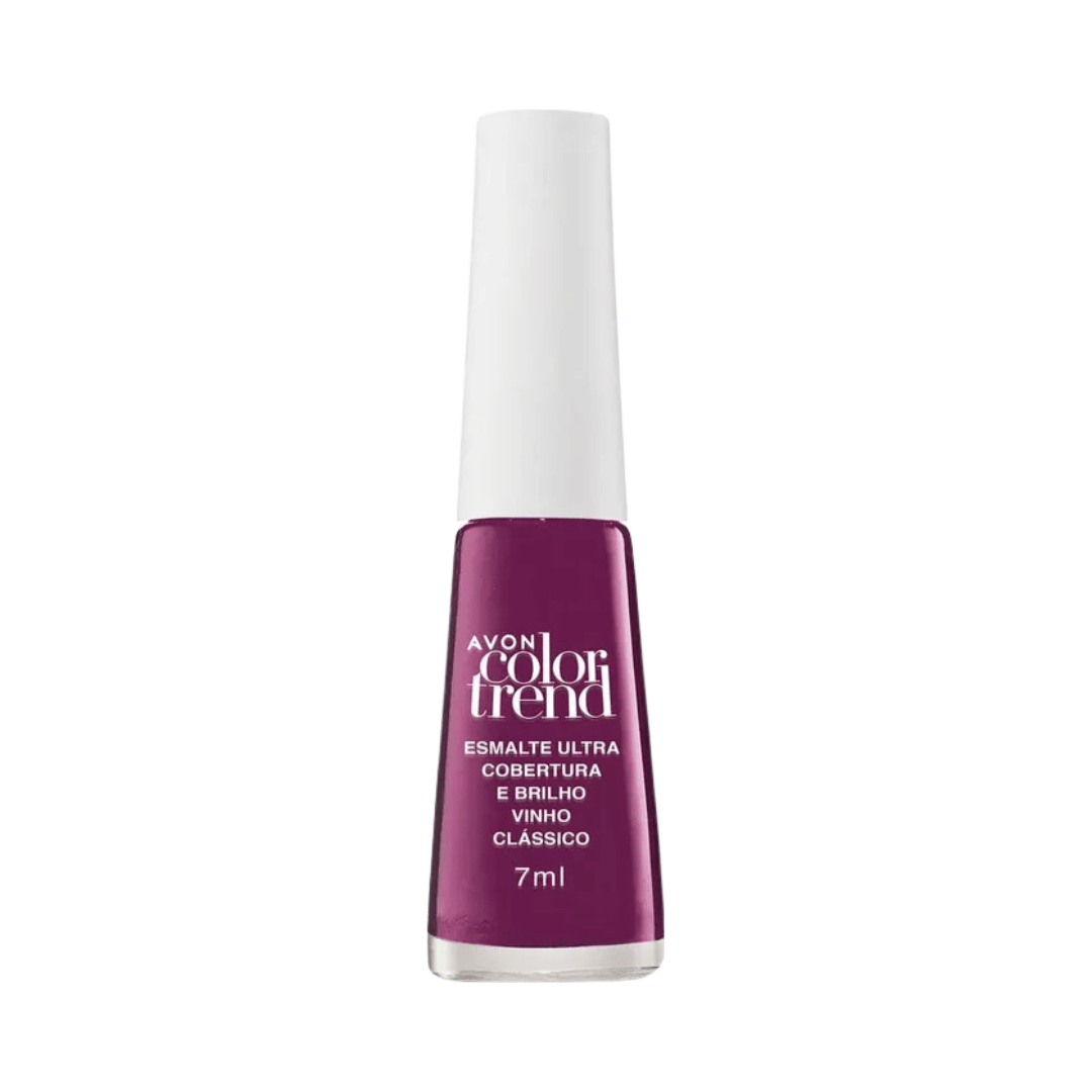 Esmalte Color Trend Ultra Cobertura e Brilho - Vinho Clássico