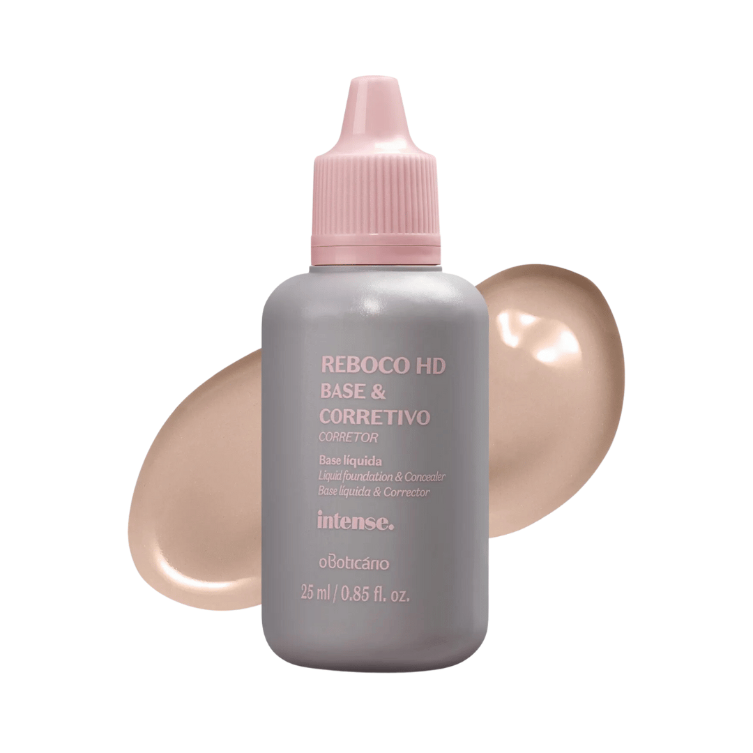 Base Líquida e Corretivo Reboco HD Intense - Cor 3