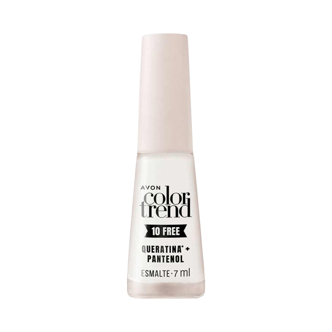 Esmalte Color Trend Ultra Cobertura e Brilho - Branco Leite