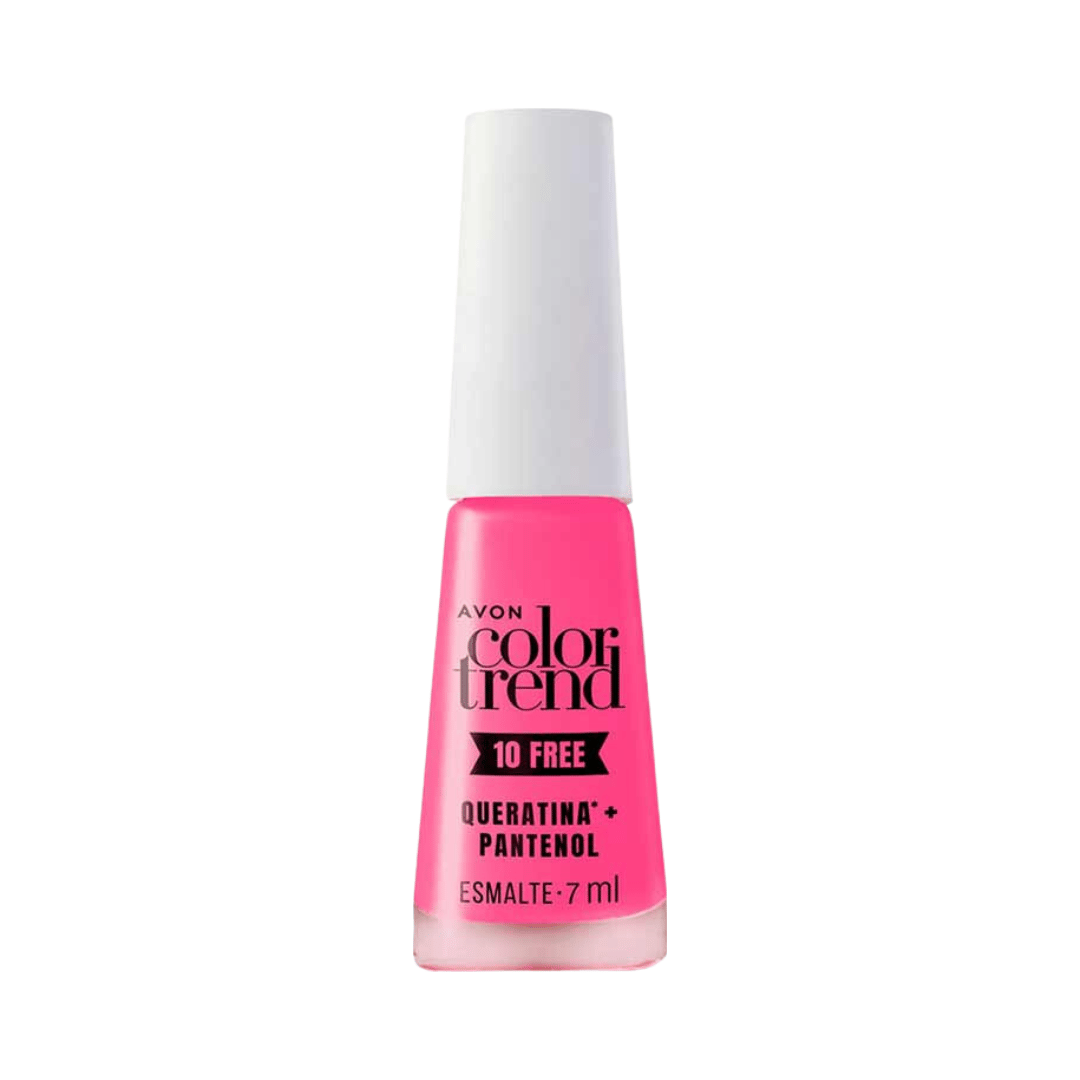 Esmalte Color Trend Ultra Cobertura e Brilho - Rosa Choquei