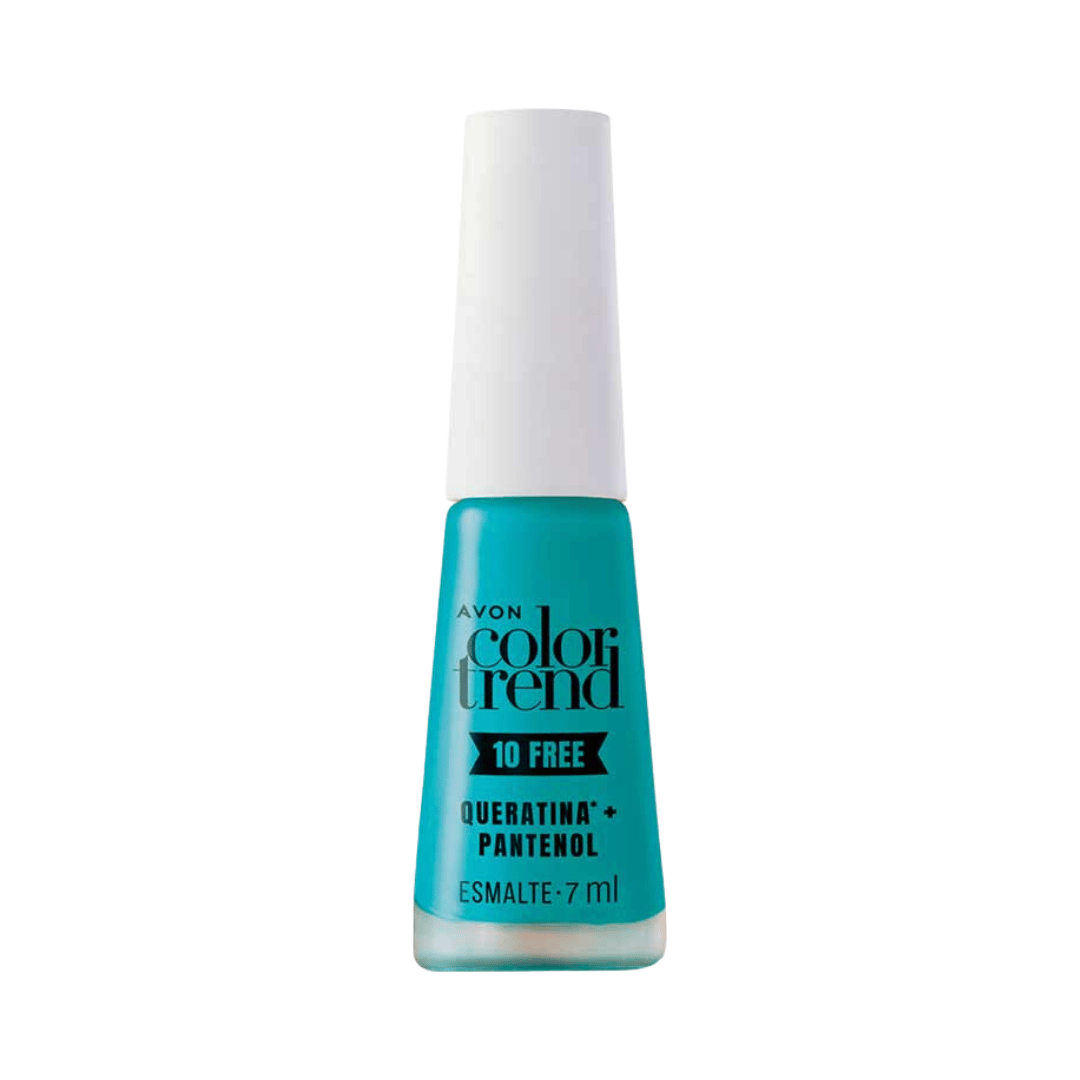 Esmalte Color Trend Ultra Cobertura e Brilho - Mar do Caribe