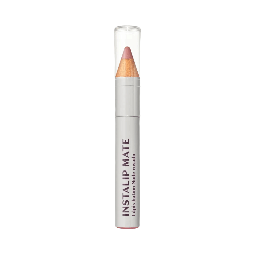 Lápis Batom Nude Rosado Instalip Mate Intense