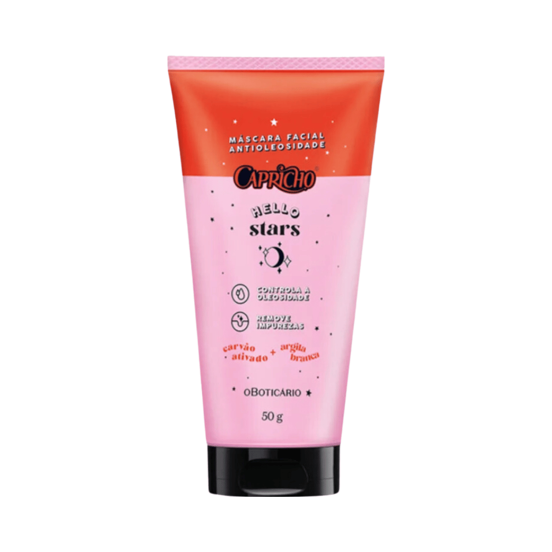 Máscara Facial Antioleosidade Capricho Hello Stars 50g