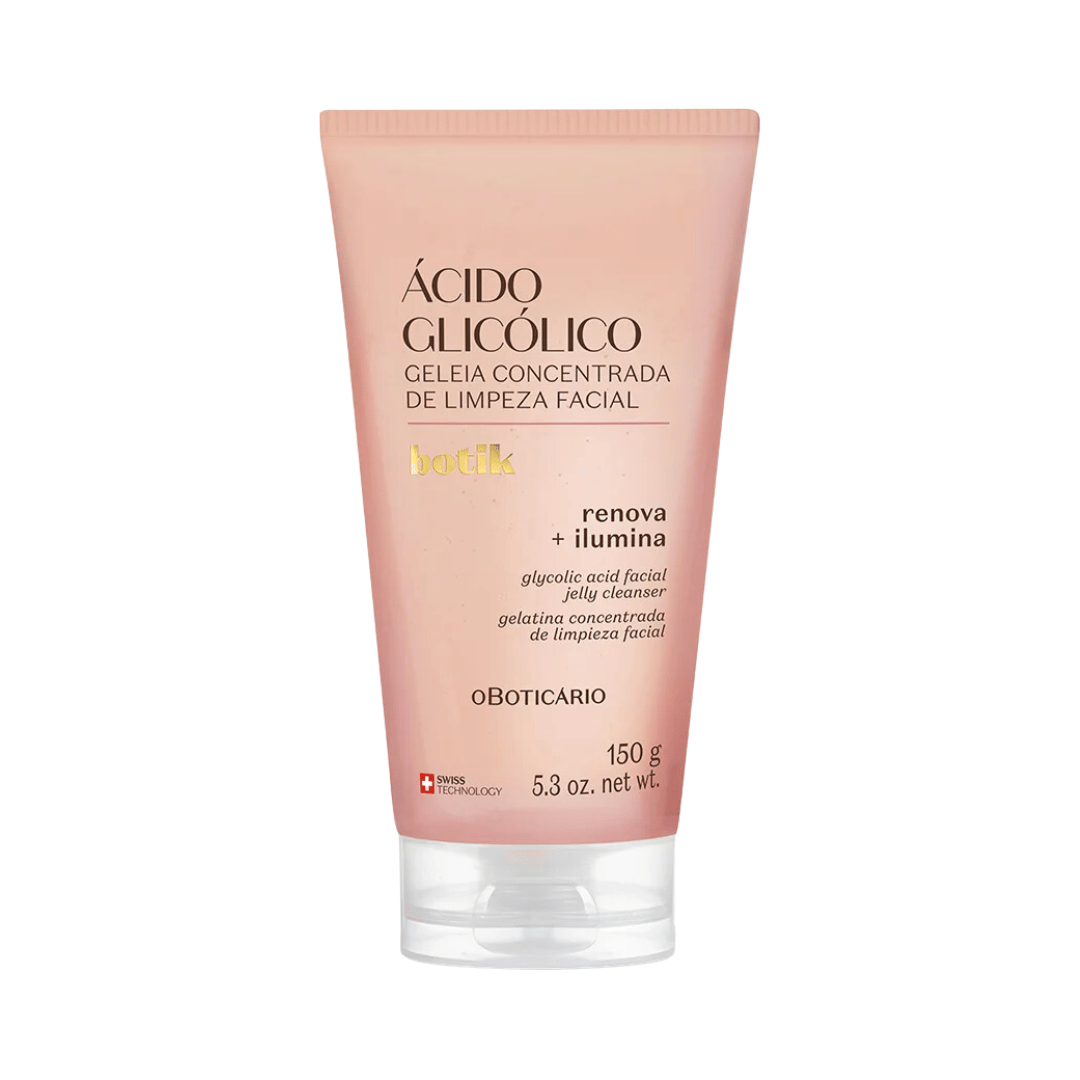 Geleia Concentrada de Limpeza Facial Ácido Glicólico Botik 150g