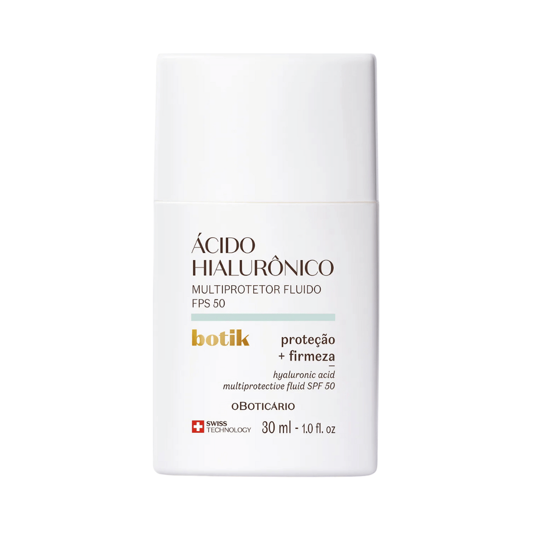 Multiprotetor Fluído Botik Ácido Hialurônico FPS50 30ml