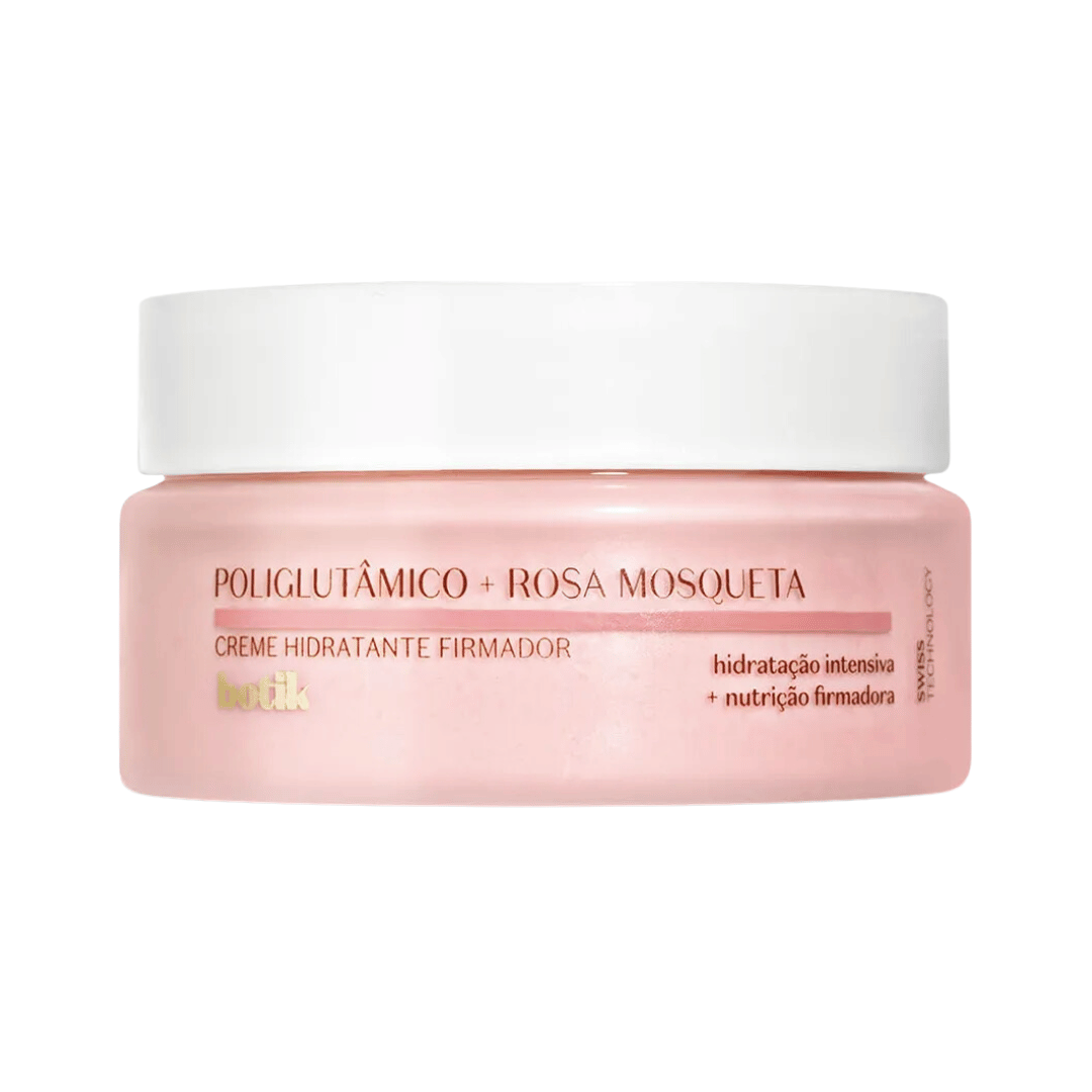 Creme Hidratante Firmador Poliglutâmico + Rosa Mosqueta Botik 50g