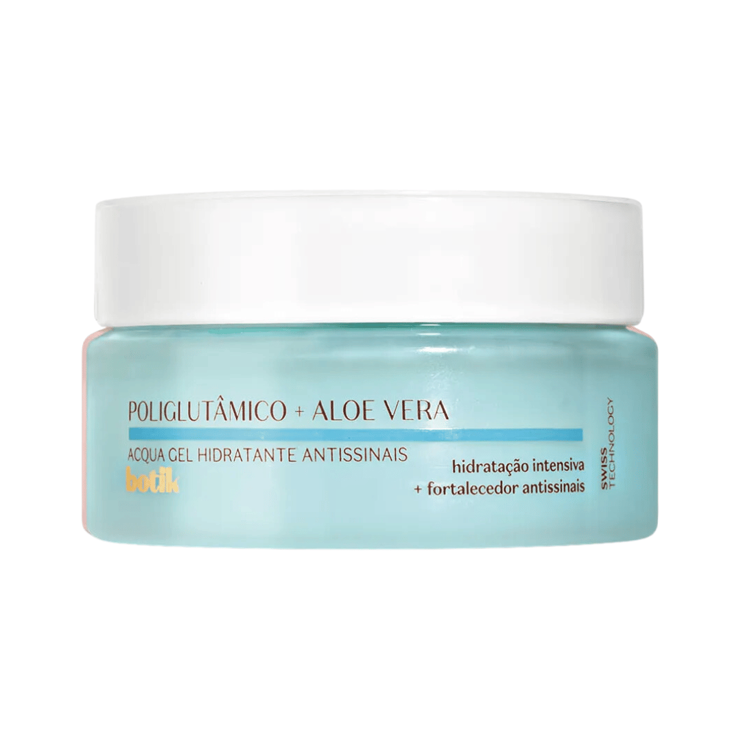 Acqua Gel Hidratante Antissinais Ácido Poliglutâmico + Aloe Vera Botik 50g