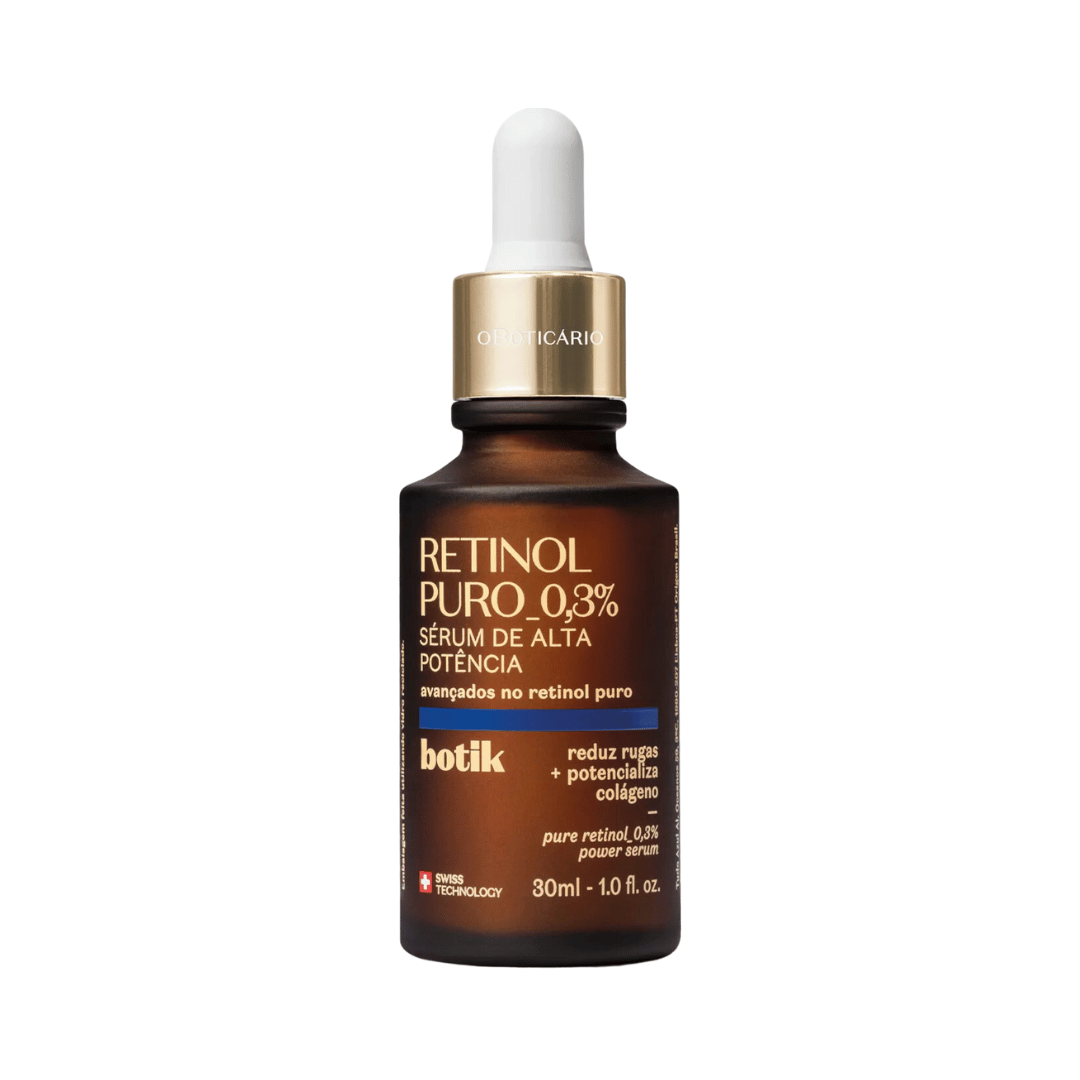 Sérum Facial de Alta Potência Botik Retinol Puro 30ml