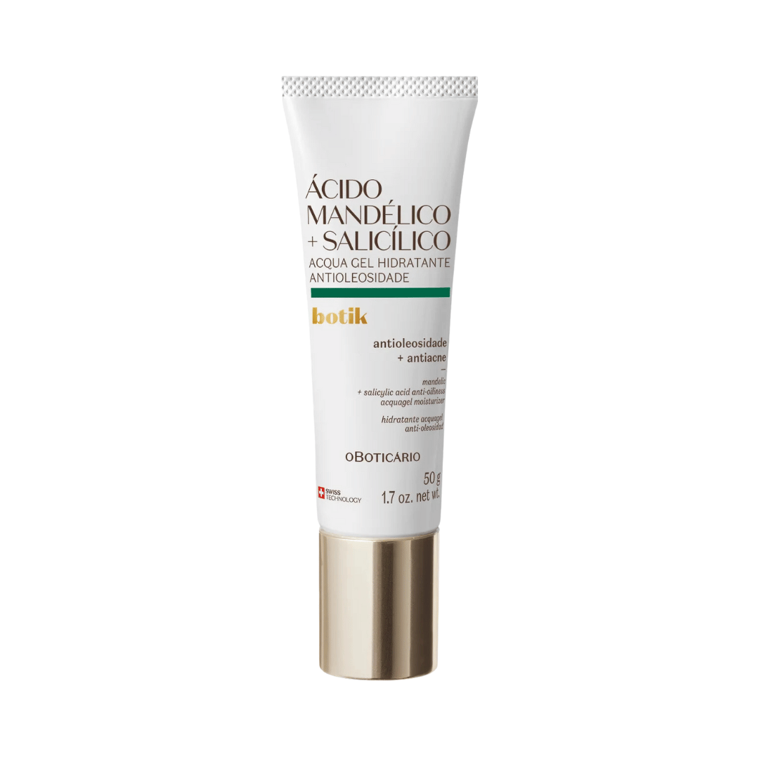 Acqua Gel Hidratante Antioleosidade Ácido Mandélico + Salicílico Botik 50g