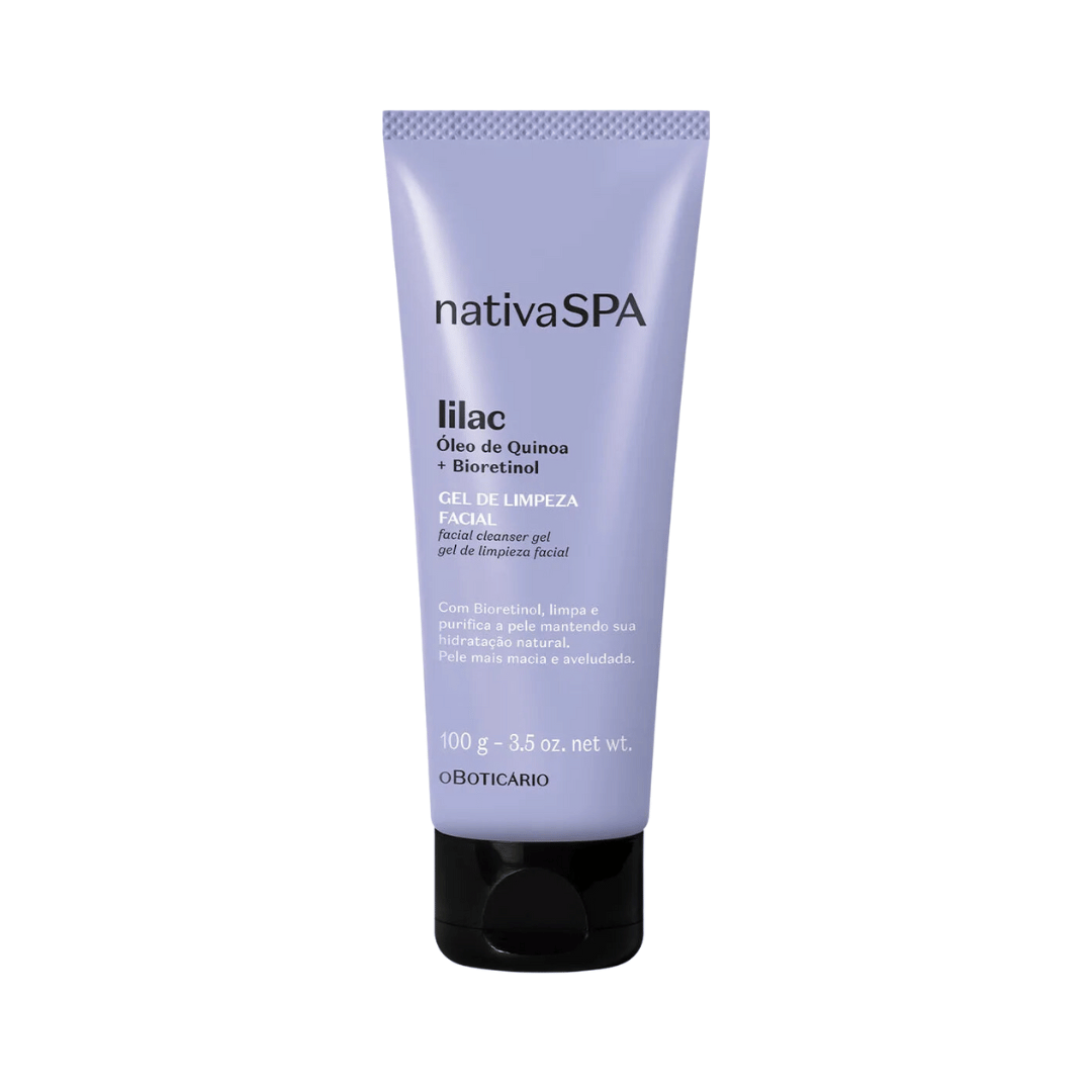 Gel de Limpeza Facial Nativa Spa Lilac 100g