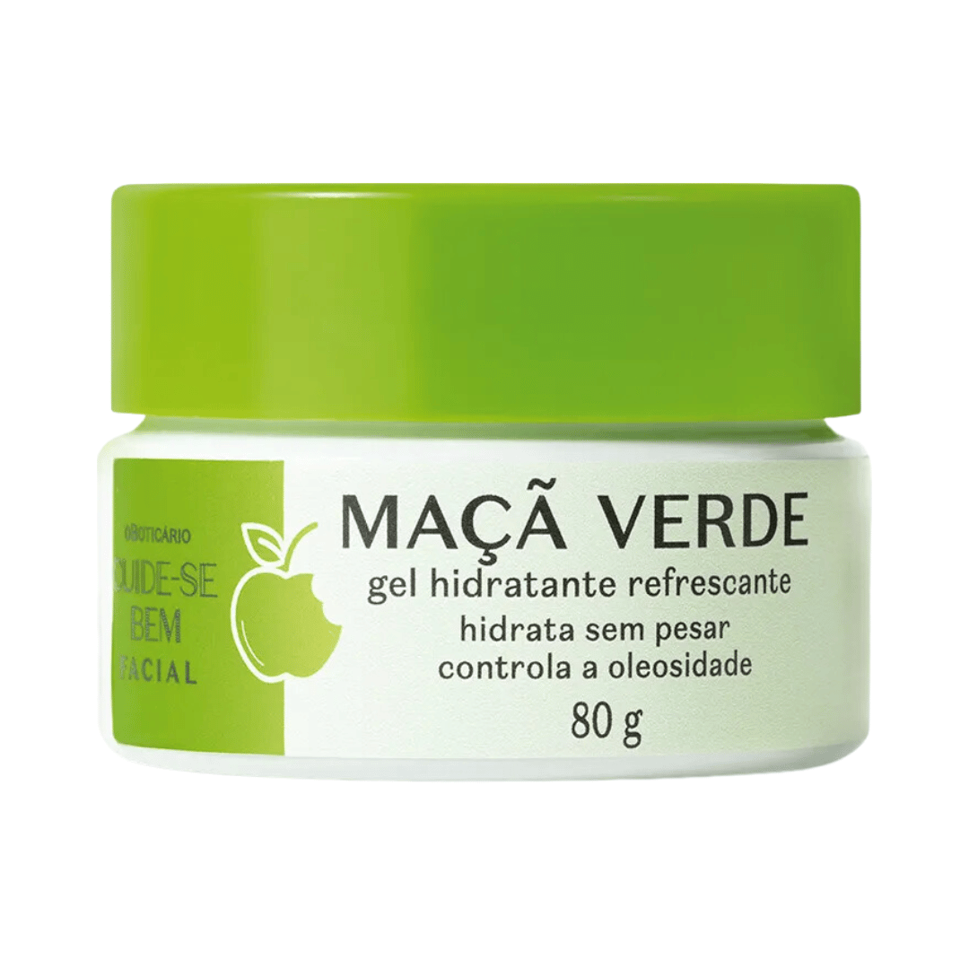 Gel Hidratante Refrescante Facial Cuide-se Bem Feira Maçã Verde 80g