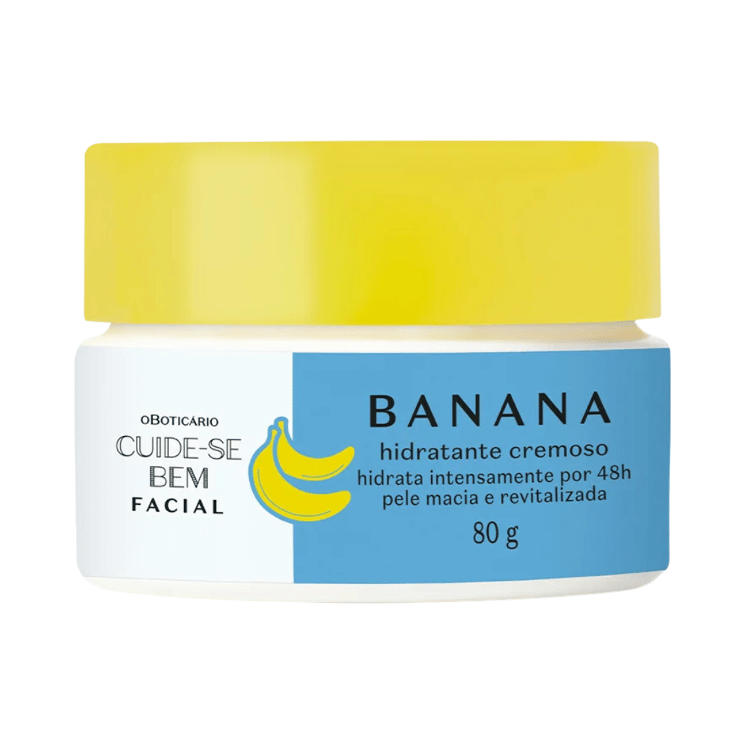 Hidratante Cremoso Facial Cuide-se Bem Feira Banana 80g