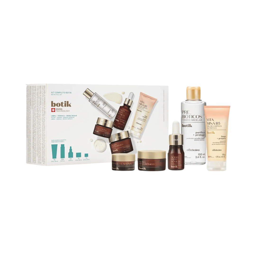 Kit Botik Linha Facial Completa (5 itens)
