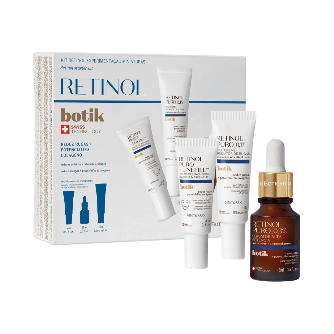 Kit Botik Retinol Puro (3 itens)