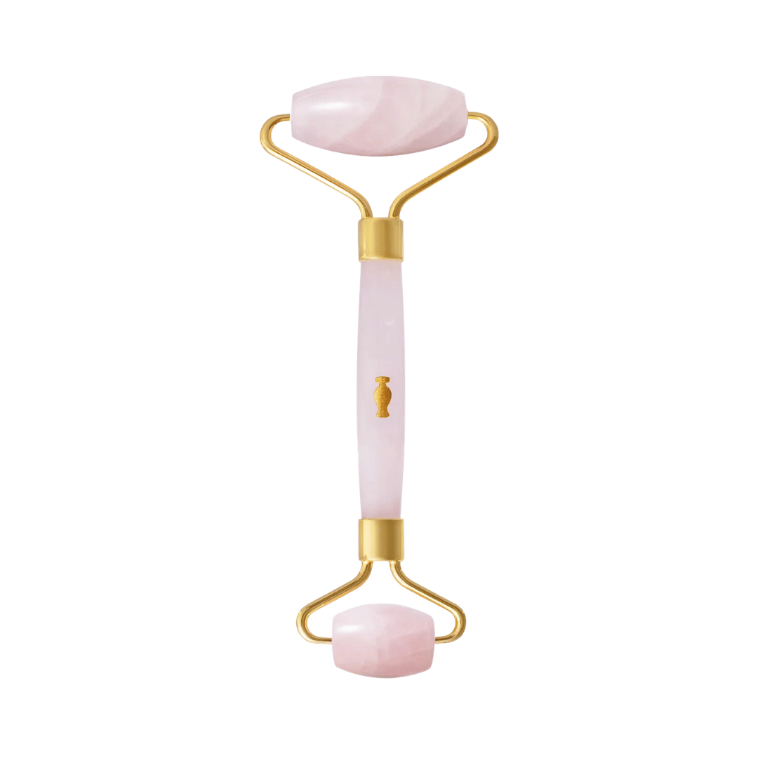 Massageador Facial Rosa de Quartzo