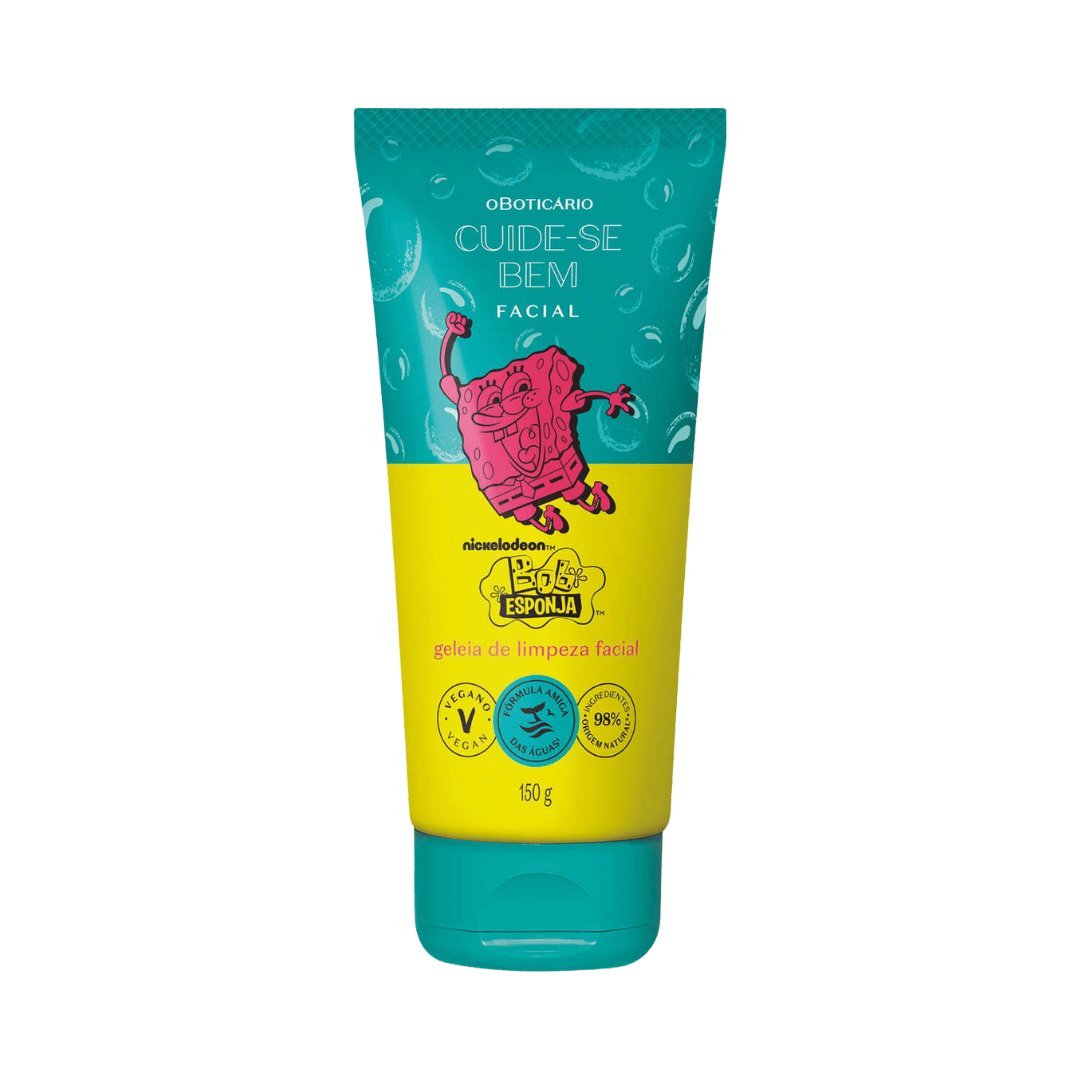 Geleia de Limpeza Facial Cuide-se Bem Bom Esponja 150g