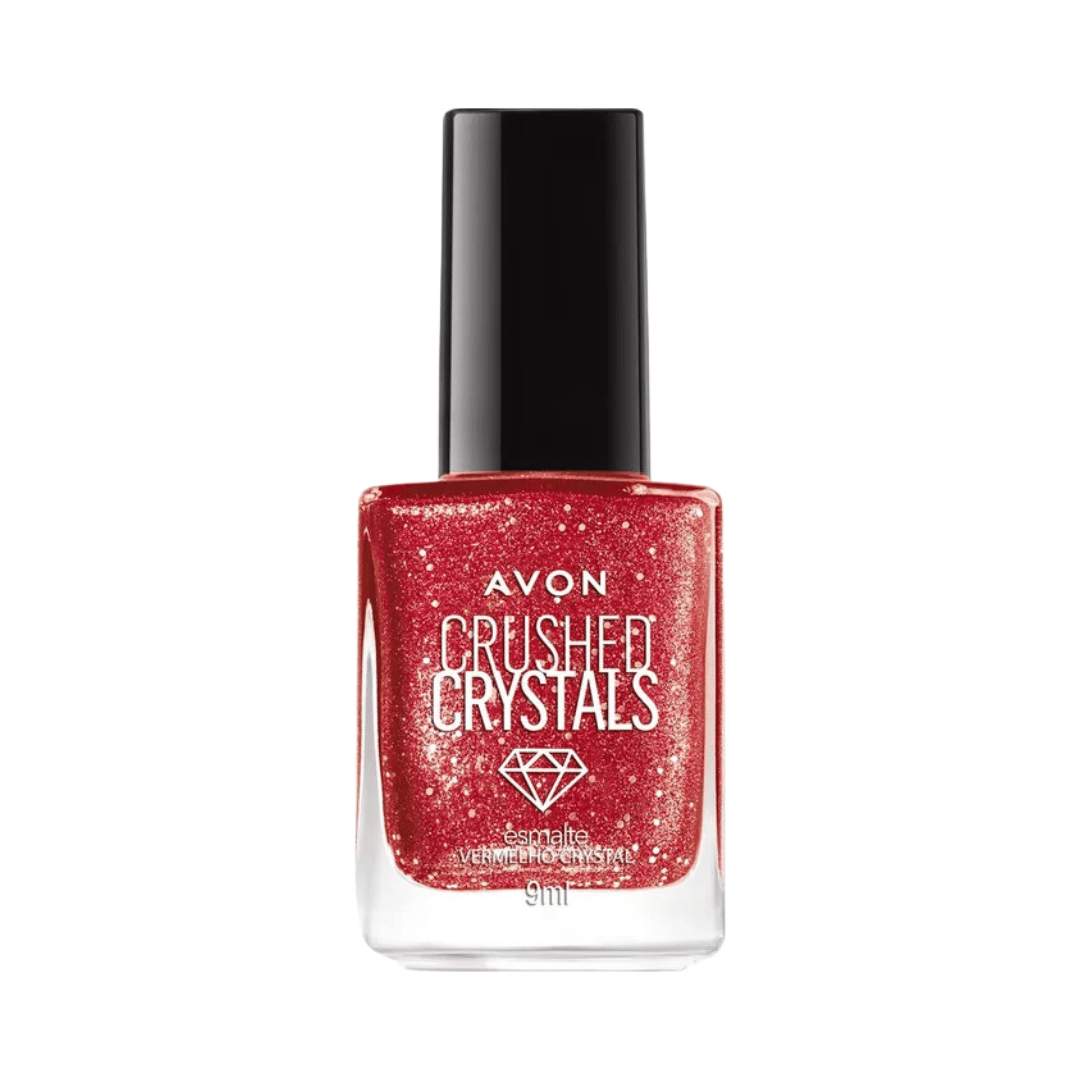 Esmalte Avon Crushed Crystals - Vermelho Crystal