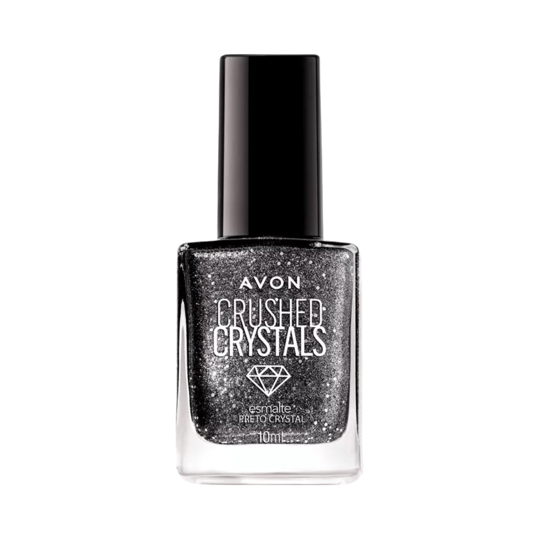 Esmalte Avon Crushed Crystals - Preto Crystal