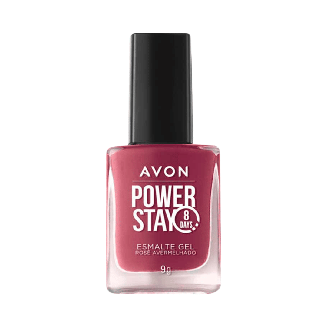 Esmalte Gel Avon Power Stay - Rosê Avermelhado