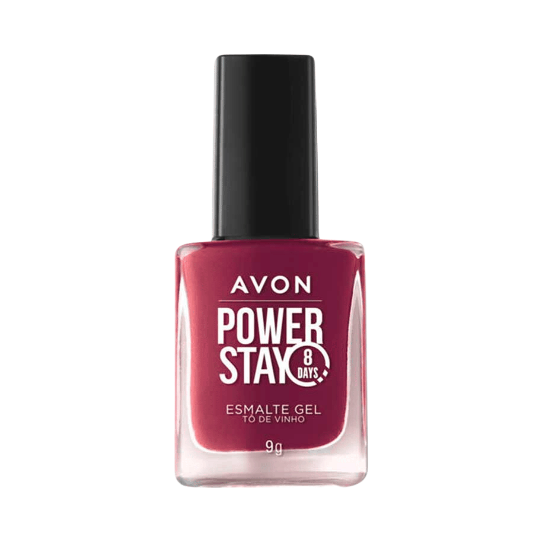 Esmalte Gel Avon Power Stay - Tô de Vinho