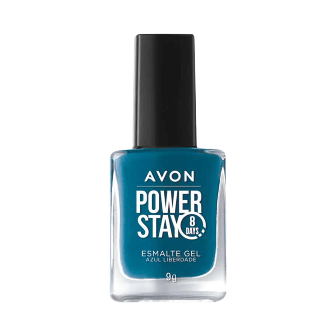 Esmalte Gel Avon Power Stay - Azul Liberdade